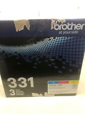 Brother Genuine Standard-Yield Color Toner Cartridge Three Pack TN331 3PK picture