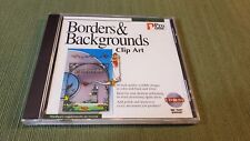 Borders & Backgrounds Clip Art Vintage Software Sealed CD ROM IBM Tandy Windows picture