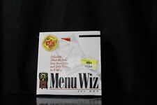 Vintage Education Business PC Software Think Tank Menu Wiz for DOS 3.5 disk picture