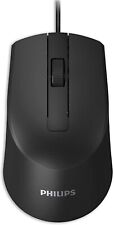 PHILIPS USB Wired Mouse High-Performance 3-Button Optical LED Sensor. Palm-Grip picture