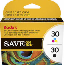 2 Pack Genuine Kodak 30 Ink Cartridge for ESP 1.2, 3.2, C110, C310 Hero 2.2,3.1 picture