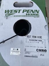West Penn Wire 4246EZBK1000 4 Pair 23 AWG Shielded CAT6 CMR BLACK Approx. 75’ picture