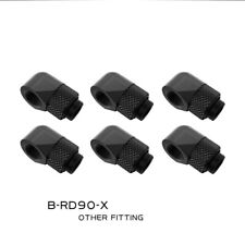 Shyrrik 6pcs/Lot G1/4' Male to Female 45/90 Degree Rotary Elbow Fitting B-RD90-X picture
