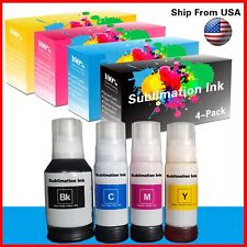 4-Pack Sublimation Ink Refill Work With ET-2720 ET-4750 Printer picture