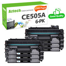 6 Pack CE505A 05A Black Toner Cartridge Fit for HP LaserJet P2030 P2055D Printer picture