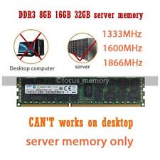 Samsung 8GB 16GB 32G DDR3 1333/1600/1866MHZ ECC REG Registered Server Memory LOT picture