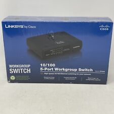 NEW Linksys 10/100 5 Port Workgroup Switch Model EZXS55W High-speed Ethernet picture