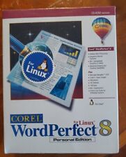 Vintage Corel WordPerfect 8 For Linux Personal Edition CD-Rom Version picture