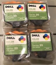 Lot X 4~Dell Color Ink Cartridge Series 20 DW906 Y859H for Printer Model P703W picture