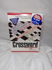 Crossword magic For Windows Platinum Cosmi Jewel PC CD Rom 3.5