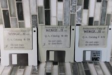 Lot of 3 Vintage Apple Preliminary Copy of WingZ II Floppy Disks picture
