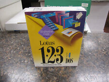 Lotus 1-2-3 For DOS Release 4 Software 3.5