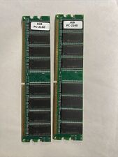 Vintage Lot 2GB (2x1GB) Elpida PC-2100 DDR 266 DIMM Memory Ram @CPU3 picture
