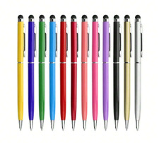 12pcs Universal Touch Screen Stylus Pen, Ballpoint Pen, Mixed-Multi Colours, NEW picture