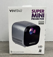 Vivitar Super Mini Portable Projector 1080P Silver NEW Open Box picture