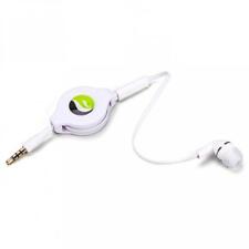 RETRACTABLE HEADSET MONO HANDS-FREE EARPHONE MIC EARBUD For PHONE TABLET iPOD picture