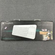 Logitech K400 White Wireless Touch Keyboard Built-In Touchpad Brand New picture