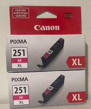 Canon Ink CLI-251 M XL Magenta Ink Cartridge 2pk picture