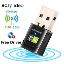 Free Driver USB Wifi Adapter 600Mbps Wi fi Adapter 5ghz Antenna USB Ethernet PC picture