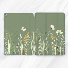 Wildflowers Floral Sage Green Case For iPad 10.2 Air 3 4 5 Pro 9.7 11 12.9 Mini picture