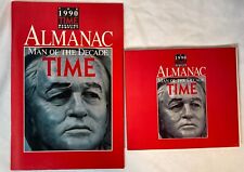 1990 Time Magazine Almanac, MS-DOS 2.1, CD-ROM, Mikhail Gorbachev Cover -Vintage picture