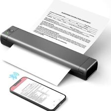 Phomemo M08F Portable Wireless Bluetooth A4 Thermal Printer Inkless -Gray picture