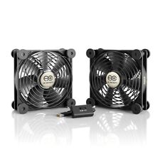 AC Infinity MULTIFAN S7, Quiet Dual 120mm USB Fan for Receiver DVR Playstatio... picture
