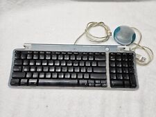 Vintage PAIR of 1998 APPLE USB KEYBOARD & MOUSE Model M2452 M4848 BLUE tested  picture
