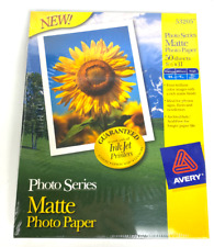 Avery Photo Series Matte Photo Paper 53205 50 sheets 8.5 x 11 Brand New Sealed picture