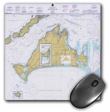3dRose Print of Nautical Map Of Marthas Vineyard  MousePad picture