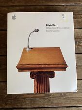 Apple Keynote-Presentation Software 2003-New In Box-Professor-Teaching-Mac picture