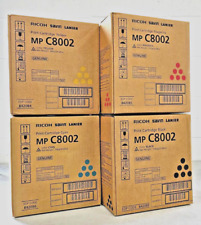 New Genuine Sealed Boxes Ricoh MP C8002 Toner Set 842083,842084,842085,842086 picture