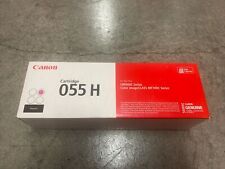 NEW GENUINE - CANON 055H MAGENTA TONER CARTRIDGE High-Yield 3018C001 Sealed Box picture