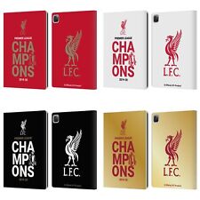 LIVERPOOL FC LFC 2020 CHAMPIONS PU LEATHER BOOK WALLET CASE FOR APPLE iPAD picture