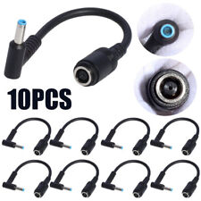 10pcs DC Power Charger Converter Adapter Cable 7.4mm To 4.5mm For HP Blue Tips picture