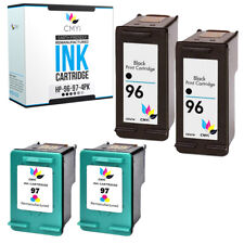 4 PK Ink Cartridges Black Tri-Color for HP 96 97 fits Deskjet Officejet Printer picture