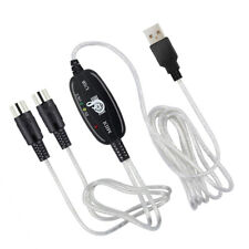  180 X2cm USB Adapters Keyboard Converter Midi Interface Cable picture