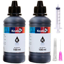 200ML Koala Refill Black Ink Kit for Canon HP Brother Epson All Inkjet Printers picture