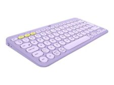 Logitech K380 Wireless Multi Device Bluetooth Keyboard Lavender Lemonade picture