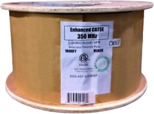 Cat5E, 350 Mhz, Shielded, Gel Filled (Flooded Core), Direct Burial, 1000Ft, Blac picture