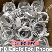 Wholesale Lot For iPhone 14 13 12 11 Pro XR 8 Fast Charger PD USB C Type C Cable picture