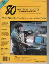 SUPER RARE: March 1980 of 80 Microcomputing, THE magazine for TRS-80 users   /q5 picture