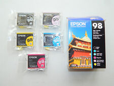 Genuine Epson 98 High Capacity Ink 5 Ink Cartridges MISSING LIGHT CYAN Exp. 4/21 picture