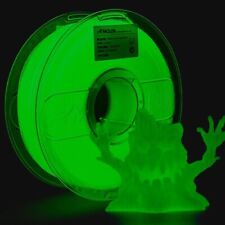 AMOLEN, 3D Printer Filament, Glow in the Dark, Green, PLA Filament. 1.75mm picture