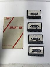 Very Rare Library 100 Trs 80 Software 1978 Program Cassettes And Booklet￼ picture