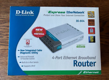 NEW D-Link 4-Port Ethernet Broadband Router DI-604 Cable/DSL XBOX Compatible picture