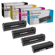LD Compatible Samsung CLT-503L Series Toner Set of 4 for C3010DW and C3060FW MFP picture