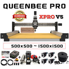 QueenBee PRO CNC Router Machine Full Kit 4Axis HGR Linear Rail CNC Engraver Mill picture