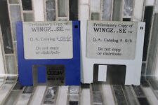 Two Vintage Preliminary Copies of Wingz SE Floppy Disks picture