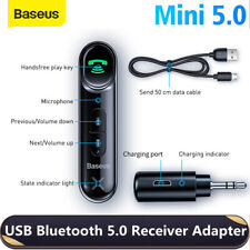 Baseus Wireless Bluetooth Receiver 3.5mm AUX Audio Stereo Music Home Car Adapter picture